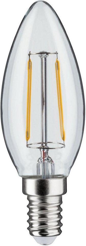 Paulmann LED-Filament 5er Pack 2,6W Kerze E14 klar 2700K, E14, 5 St., Warmweiß – Bild 2 von 5