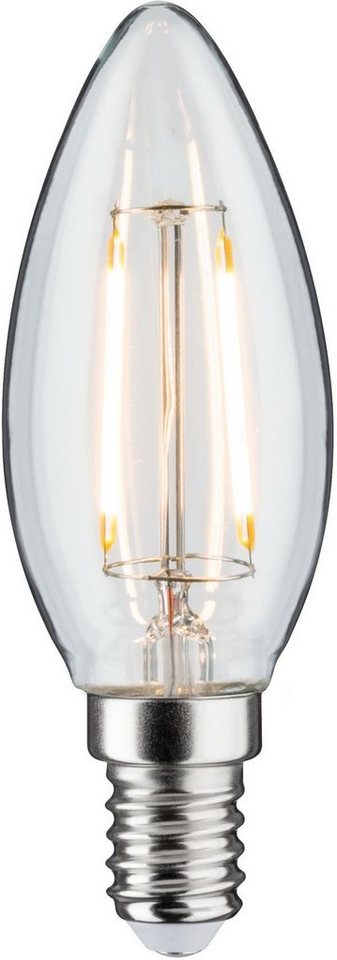 Paulmann LED-Filament 5er Pack 2,6W Kerze E14 klar 2700K, E14, 5 St., Warmweiß – Bild 3 von 5