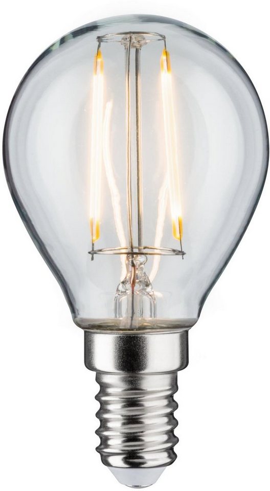 Paulmann LED-Filament 5er Pack 4,8W Tropfen E14 klar dimmbar 2700K, E14, 5 St., Warmweiß – Bild 3 von 5