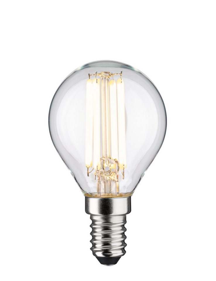 Paulmann LED-Filament Efficient-Line Filament 230V LED Tropfen E14 78 mm 840lm 4W 3000K Klar, E14, 1 St. – Bild 2 von 5