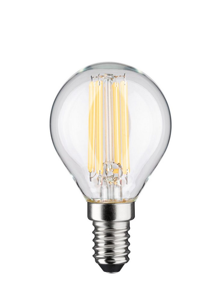 Paulmann LED-Filament Efficient-Line Filament 230V LED Tropfen E14 78 mm 840lm 4W 3000K Klar, E14, 1 St. – Bild 3 von 5