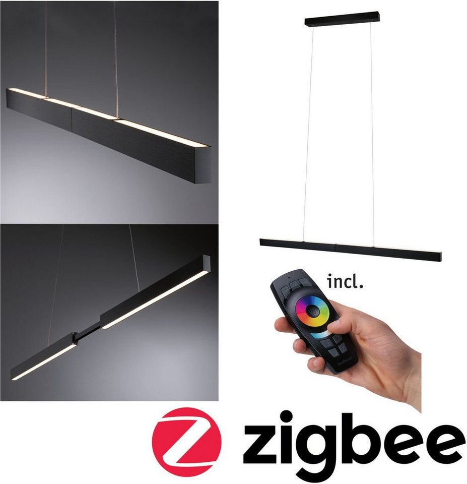 Paulmann LED Pendelleuchte Aptare, Dimmfunktion, LED fest integriert, Warmweiß, LED-Modul, dimmbar, 230 V – Bild 2 von 5