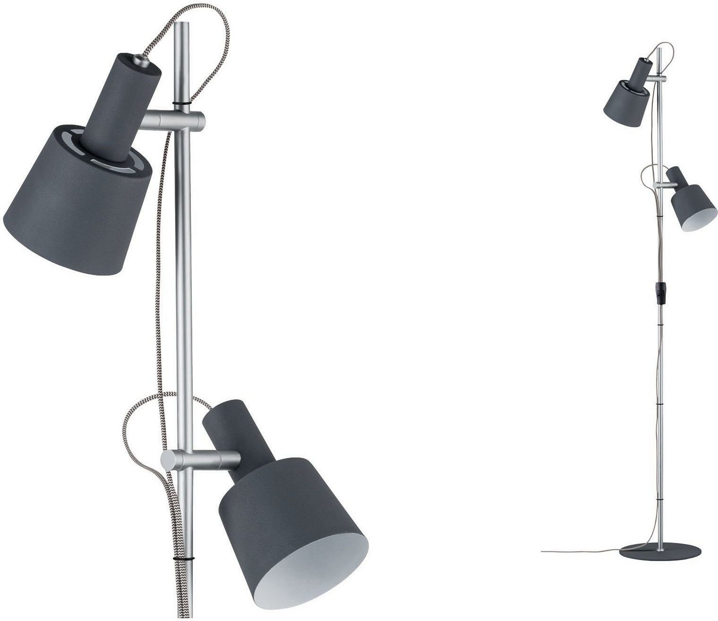 Paulmann LED Stehlampe Haldar, ohne Leuchtmittel, E14 – Bild 3 von 5