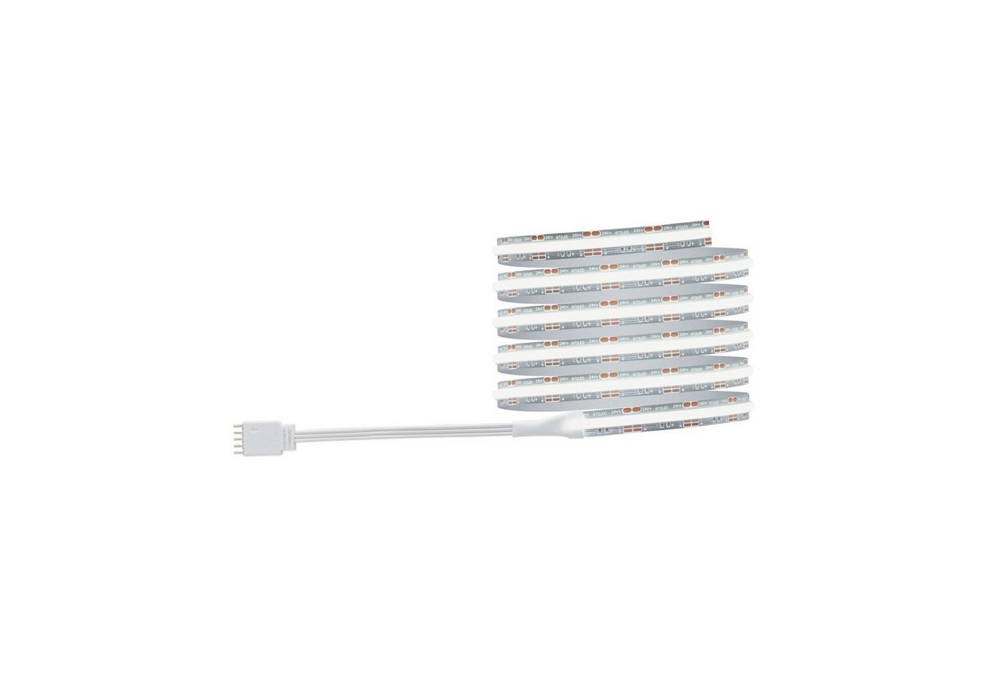 Paulmann LED-Streifen MaxLED 1000 Basis Set, 230/24V silber Kunststoff, 1-flammig, Full-Line COB 2700-6500K TunableWhite – Bild 2 von 5
