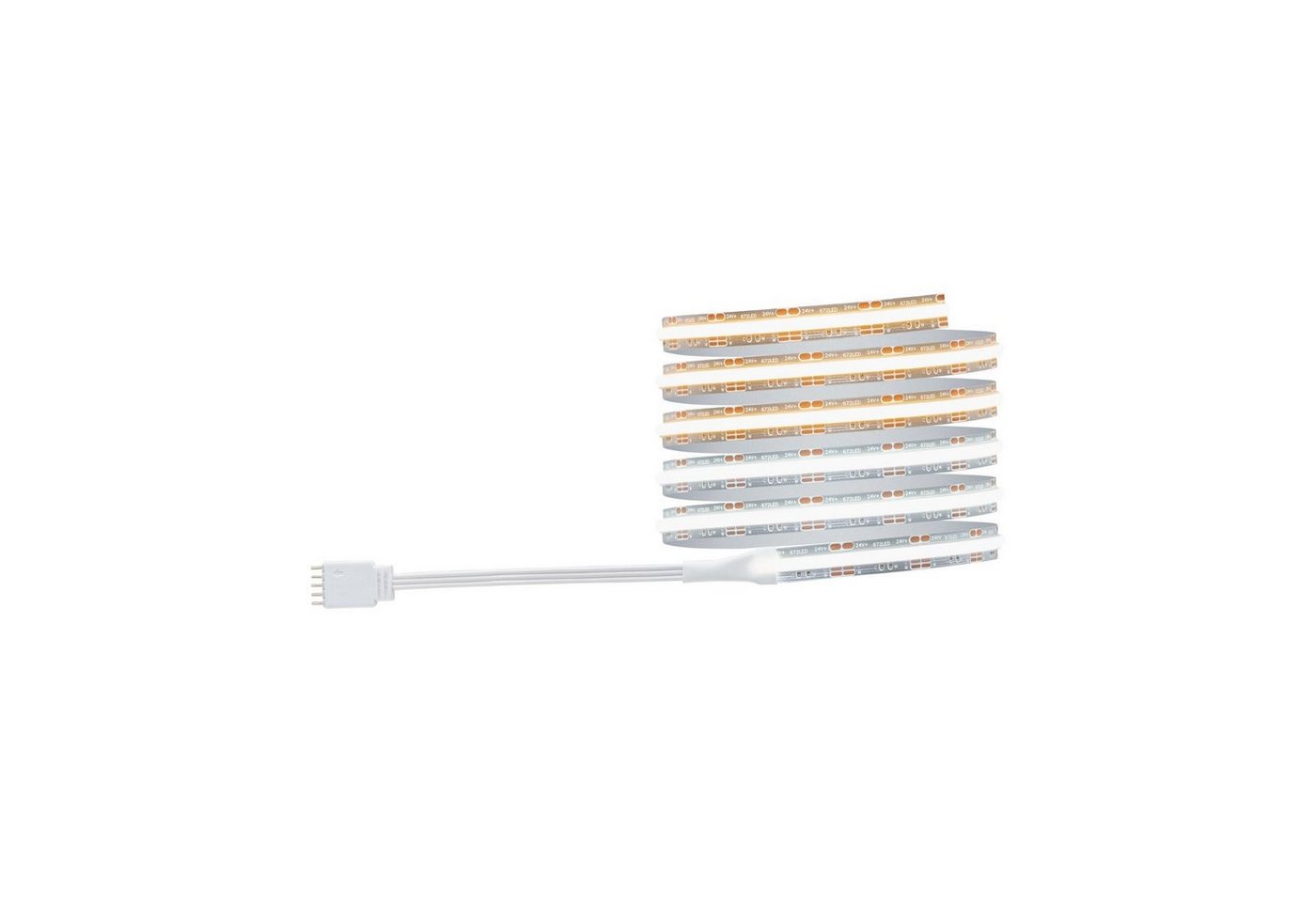 Paulmann LED-Streifen MaxLED 1000 Basis Set, 230/24V silber Kunststoff, 1-flammig, Full-Line COB 2700-6500K TunableWhite – Bild 3 von 5