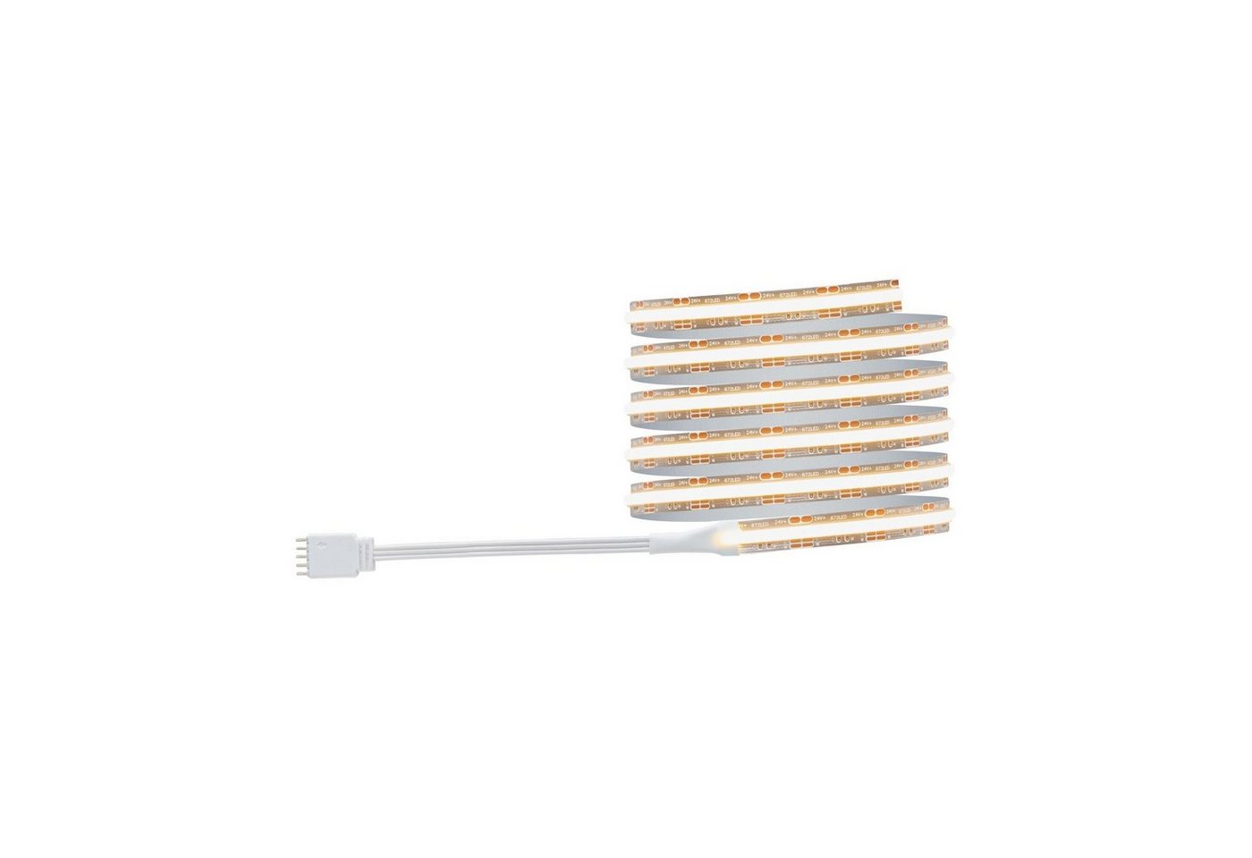Paulmann LED-Streifen MaxLED 1000 Basis Set, 230/24V silber Kunststoff, 1-flammig, Full-Line COB 2700-6500K TunableWhite – Bild 4 von 5