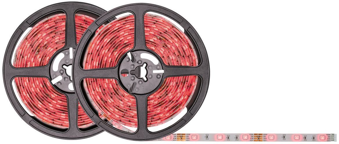 Paulmann LED Stripe SimpLED 10m RGB bunt dimmbar Set beschichtet 28W, 1-flammig, mit Fernbedienung, Memoryfunktion – Bild 5 von 5