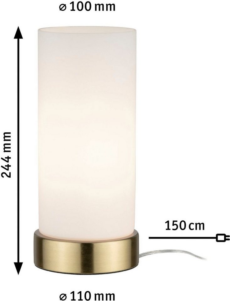 Paulmann Nachttischlampe Pinja, ohne Leuchtmittel, E14 – Bild 5 von 5