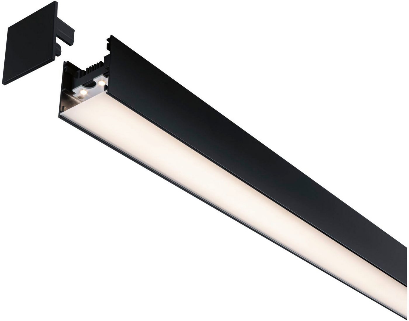 Paulmann Schienensystem-Leuchten Linion Einspeisung Power Channel 1m, LED fest integriert, Warmweiß – Bild 3 von 5