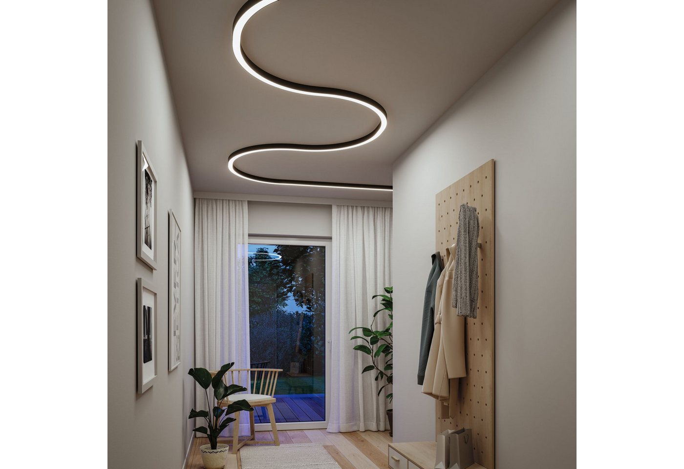 Paulmann Schienensystem-Leuchten Linion Lichtkanal, LED fest integriert, Warmweiß – Bild 3 von 5