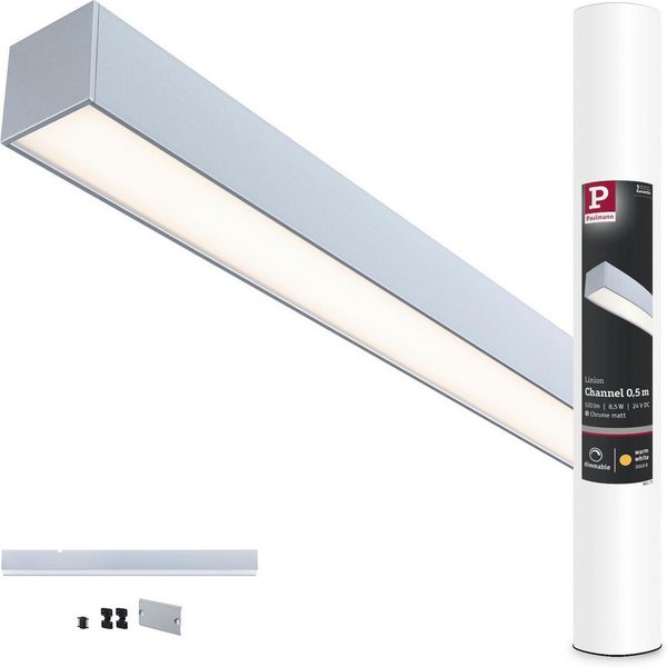 Lichtkanal LED-Deckenleuchte Erweiterung 8.5W chrom matt