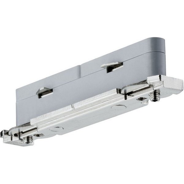 Paulmann Schienensystem-Verbinder URail Linienverbinder 70x11mm max. 1000W Silber für alle Farben, (1-tlg)