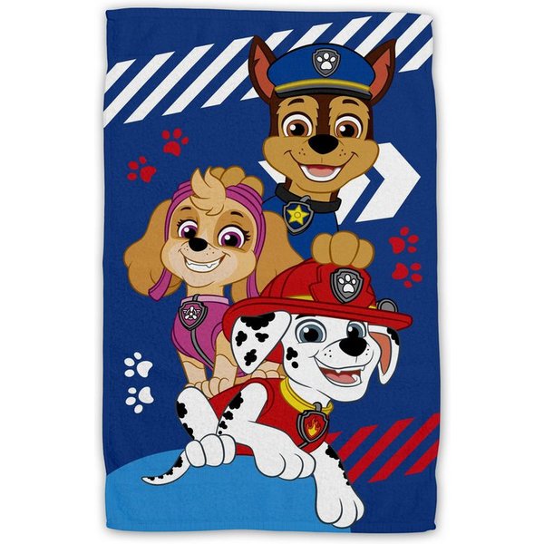 PAW PATROL Handtuch Handtuch 100% Baumwolle, 30x50 cm, schnelltrocknend & bedruckt