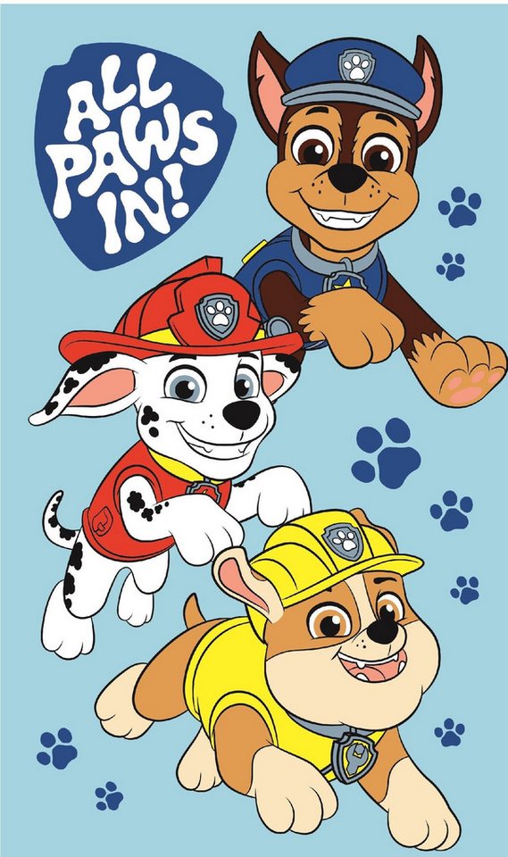 PAW PATROL Handtuch Handtuch 100% Baumwolle, 30x50 cm, schnelltrocknend & bedruckt – Bild 2 von 2