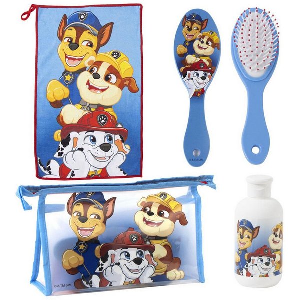 PAW PATROL Kulturbeutel Kinder Reisebeutel Tasche Schule Ausflug (4-tlg)