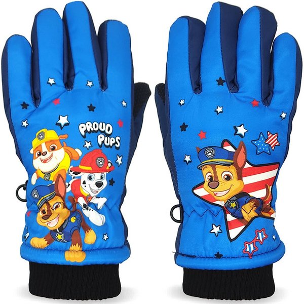 PAW PATROL Skihandschuhe Winterhandschuhe Ski Handschuhe Winter Kinder warm & wasserabweisend Weiches Fleece-Innenfutter, Wind- und wasserabweisend