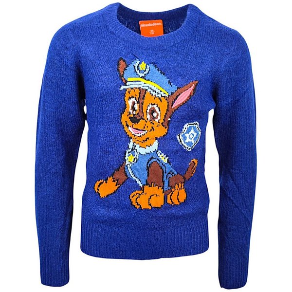 PAW PATROL Strickpullover Chase Jungen Pullover Größe 98-128 cm