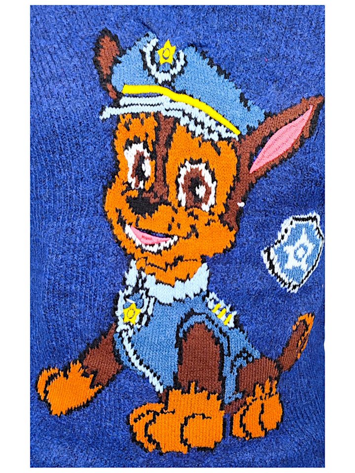 PAW PATROL Strickpullover Chase Jungen Pullover Größe 98-128 cm – Bild 3 von 4
