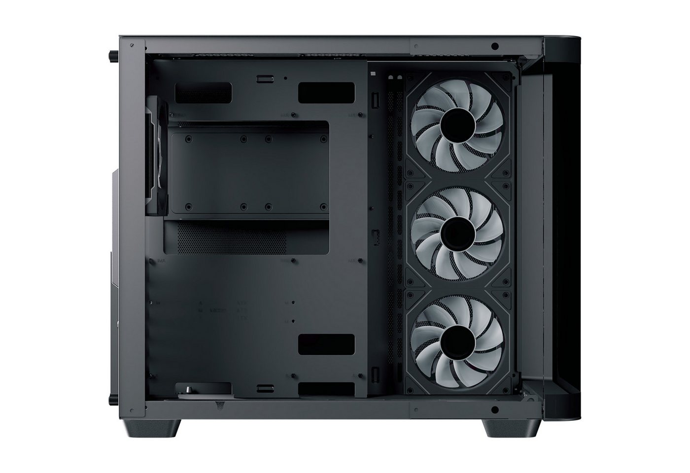 Aerocool PC-Gehäuse Aerocool P500C-G-BK-v1, Tower-Gehäuse, (Tempered – Bild 5 von 5