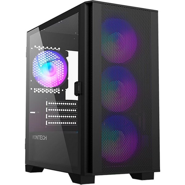 MONTECH PC-Gehäuse Montech AIR 100 ARGB, Tower-Gehäuse, (Tempered