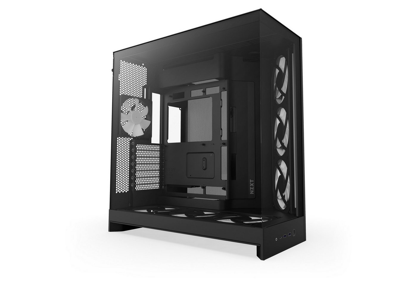 NZXT PC-Gehäuse NZXT H9 Flow RGB+, Tower-Gehäuse, (Temperd Glass – Bild 4 von 5