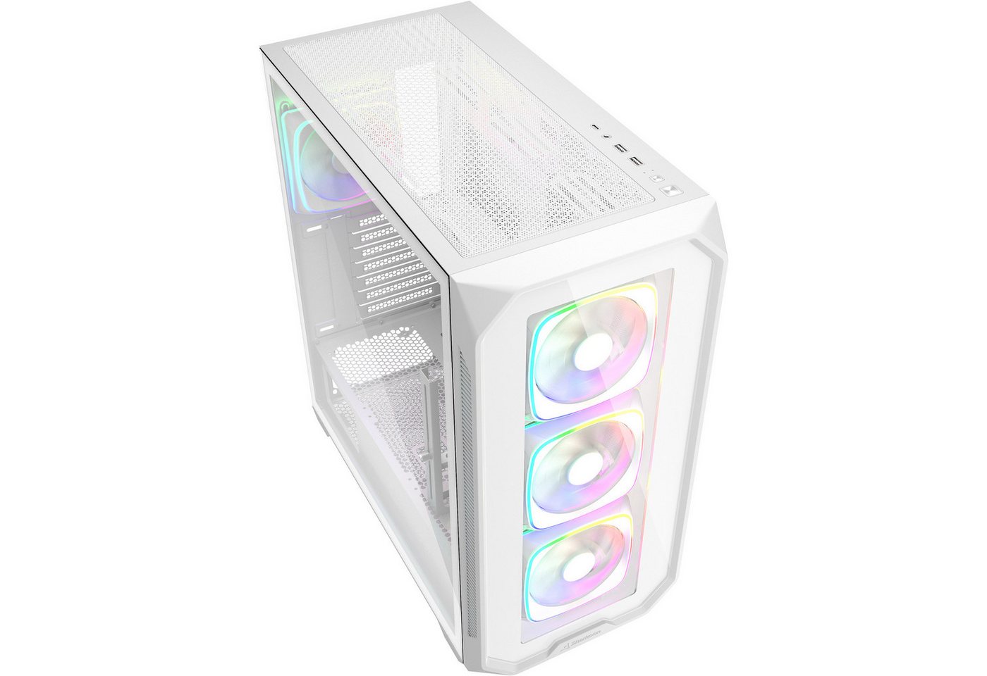 Sharkoon PC-Gehäuse Sharkoon AK5G RGB, Tower-Gehäuse, (Tempered Glass – Bild 2 von 5