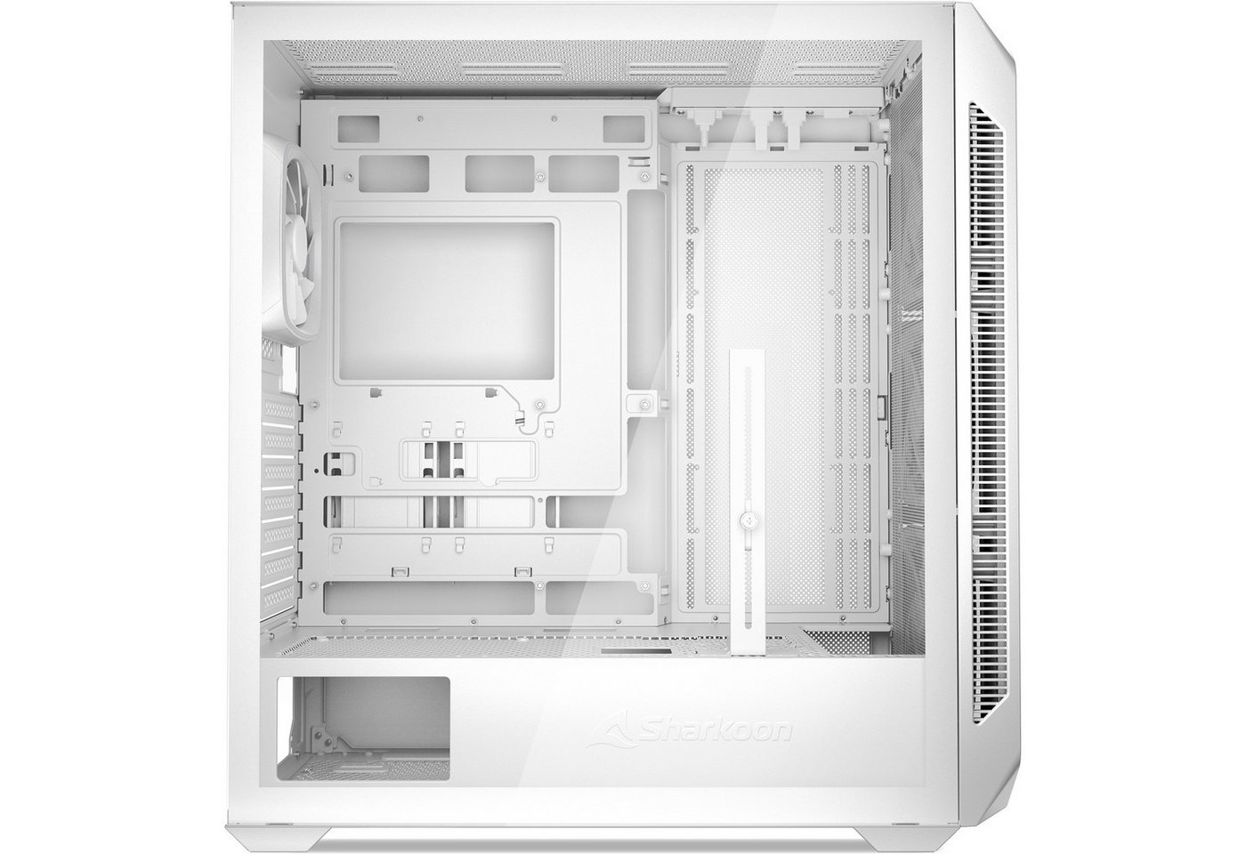 Sharkoon PC-Gehäuse Sharkoon AK5G RGB, Tower-Gehäuse, (Tempered Glass – Bild 4 von 5