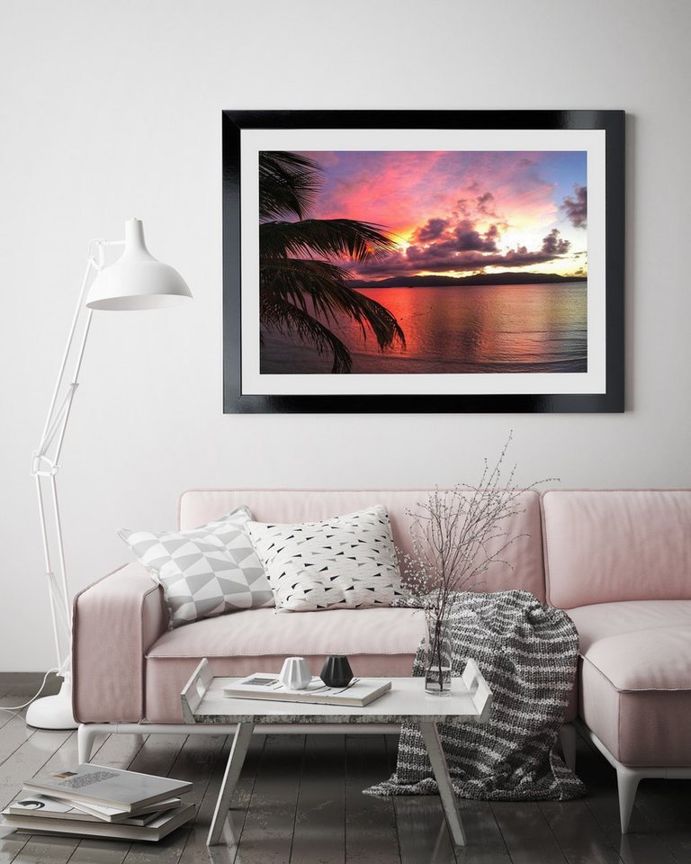 PCH[art] Bilderrahmen Rahmen New Alaya, in: weiß schwarz Alu, Größe: 10x15 bis 90x120 cm, für 1 Bilder, MDF Leiste ummantelt mit Dekorfolie – Bild 4 von 5