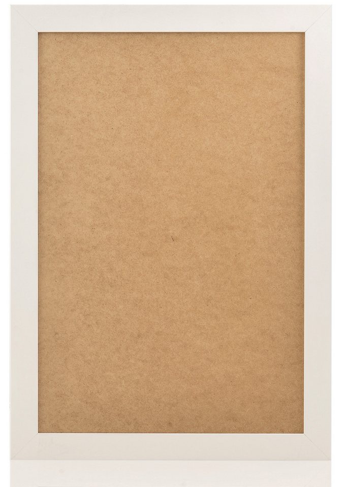PCH[art] Bilderrahmen Rahmen New Alaya, in: weiß schwarz Alu, Größe: 10x15 bis 90x120 cm, für 1 Bilder, MDF Leiste ummantelt mit Dekorfolie – Bild 5 von 5