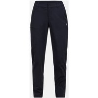 PEAK PERFORMANCE Damen Hose W Iconiq Pants-BLACK, Größe S in Schwarz