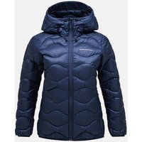 PEAK PERFORMANCE Damen Jacke W Helium Down Hood Jacket-BLUE SHADOW, Größe L in Blau