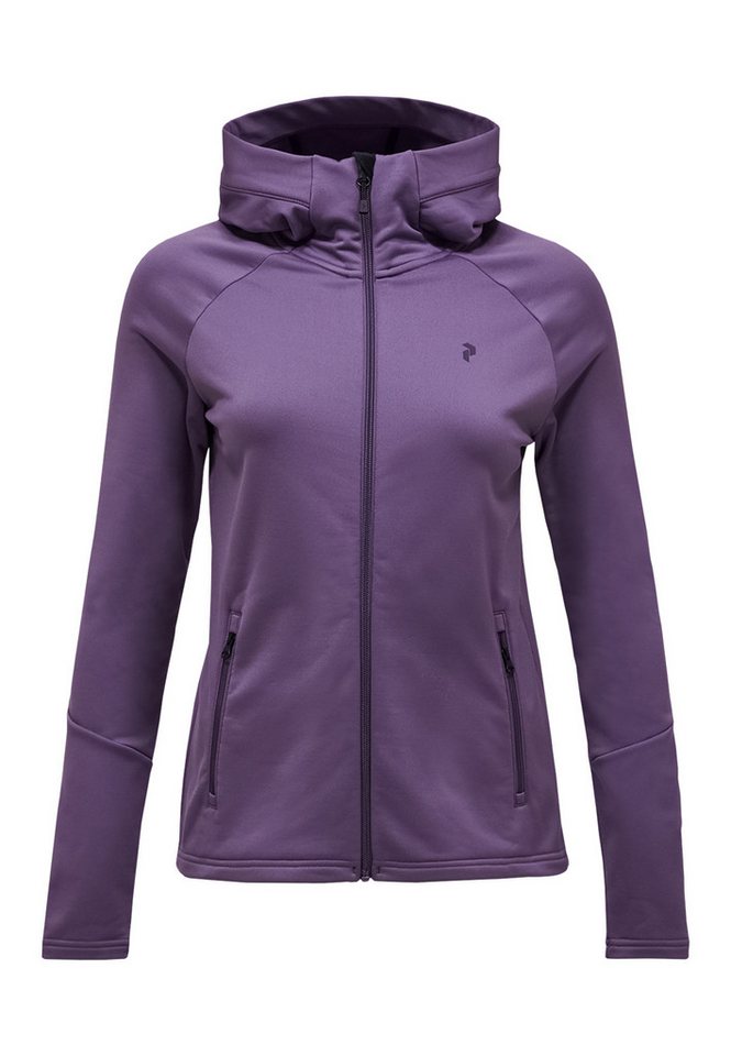 Peak Performance Fleecejacke W Rider Essentials Midlayer Zip Hood mit sportivem Design – Bild 3 von 4