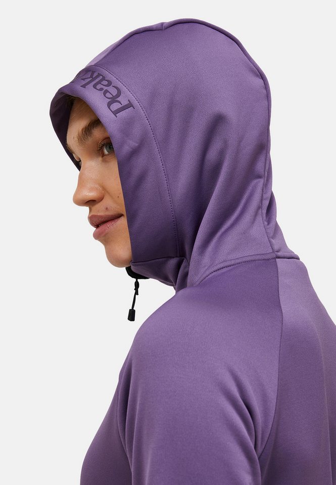 Peak Performance Fleecejacke W Rider Essentials Midlayer Zip Hood mit sportivem Design – Bild 4 von 4
