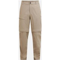 PEAK PERFORMANCE Herren Hose M Iconiq Zip-Off Pants-AVID BEIGE, Größe XL in Braun