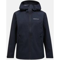 PEAK PERFORMANCE Herren Jacke M Trail Hipe Shell Jacket-BLACK, Größe L in Schwarz