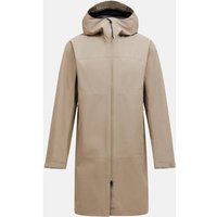 PEAK PERFORMANCE Herren Jacke M Treeline Shell Parka-AVID BEIGE, Größe XL in Braun
