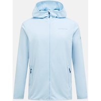PEAK PERFORMANCE Herren Kapuzensweat M Light Zip Hood-CLOUD, Größe XL in Blau