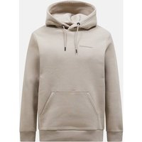 PEAK PERFORMANCE Herren Kapuzensweat M Original Small Logo Hoo-AVID BEIGE, Größe L in Braun