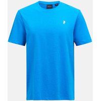 PEAK PERFORMANCE Herren Shirt M Explore Graphic Tee-BRILLIANT BLUE, Größe L in Blau
