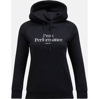 PEAK PERFORMANCE Herren Sweatshirt W Original Hood-BLACK, Größe S in Schwarz