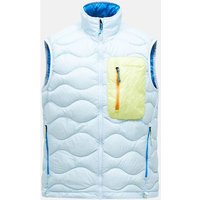 PEAK PERFORMANCE Herren Weste M Helium Utility Down Ves-CLOUD-SUNNY AD, Größe M in Blau