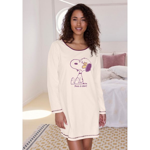PEANUTS Nachthemd mit Snoopy-Druck