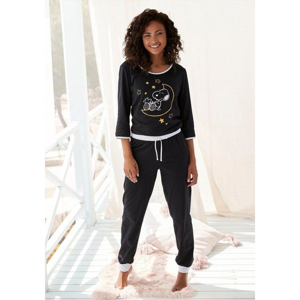 PEANUTS Pyjama (Set, 2 tlg) mit Snoopy Druckmotiv