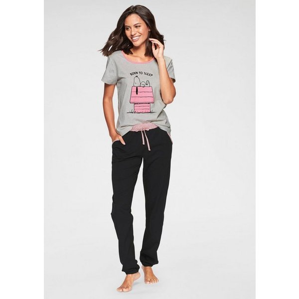 PEANUTS Pyjama (Set, 2 tlg) mit Snoopy-Print