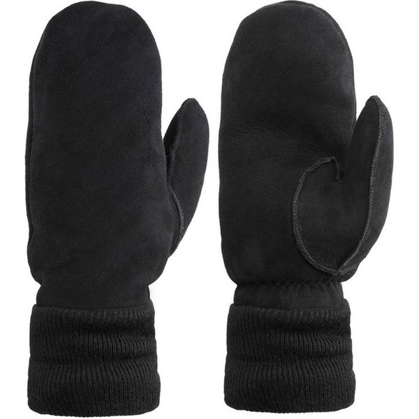 PEARLWOOD Lederhandschuhe CROWE (1 Paar) Fausthandschuh, Strickbündchen, warm gefüttert