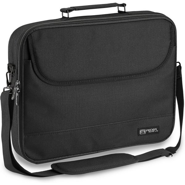 PEDEA Laptoptasche FAIR Notebooktasche für 13,3 / 15,6 / 17,3 Zoll (Laptopfach: 38,5 cm x 28 cm x 4,5 cm (BxHxT), bis 15,6 Zoll (39,6 cm) Schutzrahmen, wasserab