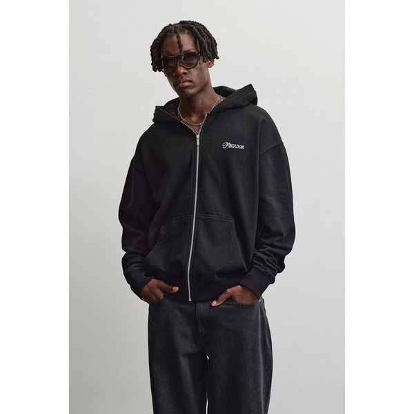 PEGADOR Kapuzensweatjacke Carloforte Oversized Sweat Jacket Baumwollmischung, oversized