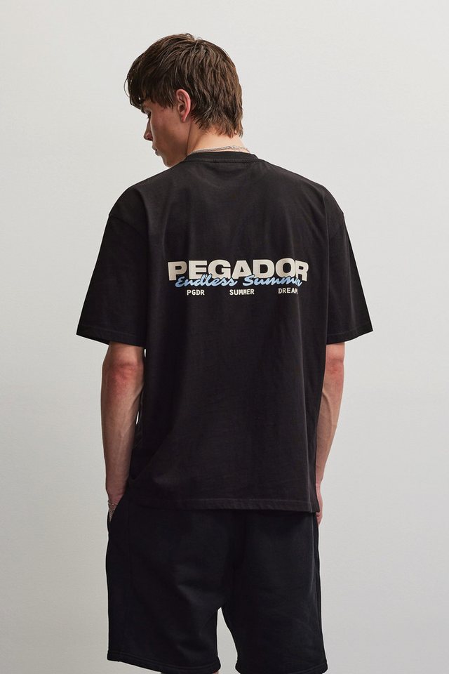 PEGADOR Rundhalsshirt TORRES OVERSIZED TEE – Bild 3 von 5