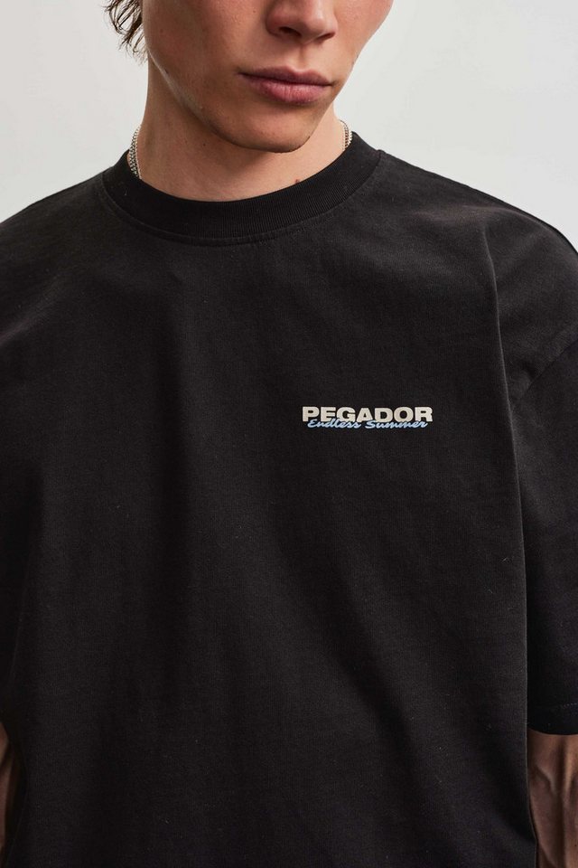 PEGADOR Rundhalsshirt TORRES OVERSIZED TEE – Bild 4 von 5