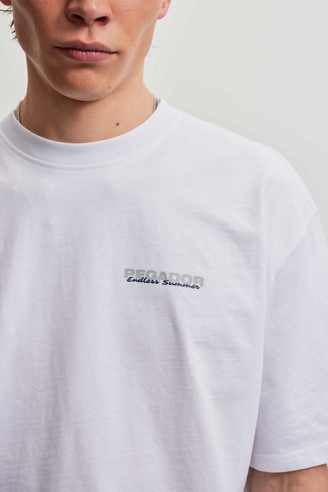 PEGADOR Rundhalsshirt TORRES OVERSIZED TEE – Bild 5 von 5